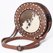 American Darling Cowhide & Tooled Round Canteen Bag ADBGZ389