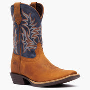 Durango Children Wrangler Brown and Denim Blue Shyloh Western Boot DBT0256C
