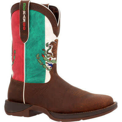 Durango Men's Mexico Flag Steel Toe Boots C3.