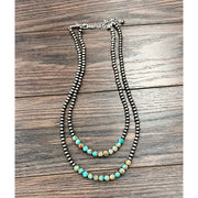 Isac Trading 24" 2 Strand Gemstone Necklace 739545