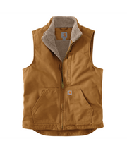 Carhartt Men's Mock Neck Sherpa Lined Vest.