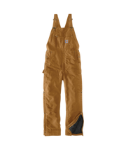 Carhartt Men's Loose Fit Firm Duck Insulated Bib.