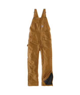 Carhartt Men's Loose Fit Firm Duck Insulated Bib.