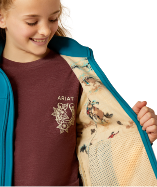 Ariat Girl's New Team Softshell Jacket.
