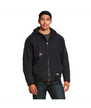 Ariat Men's Rebar Black Canvas Jacket C4.