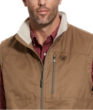 Ariat Men's Grizzly Canvas Vest.