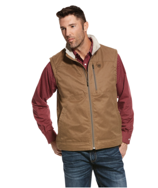 Ariat Men's Grizzly Canvas Vest.