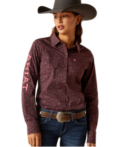 Ariat Women's Printed Team Kirby Shirt.