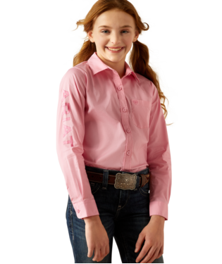 Ariat Girl's Team Kirby Button Down Shirt.