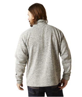 Ariat Men's Caldwell  Logo 1/4 Zip Sweater.