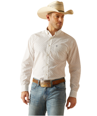 Ariat Men's Oden Wrinkle Free Button Down Shirt Size Large.