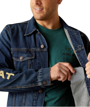 Ariat Men's Denim Team Trucker Jacket.
