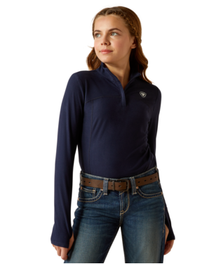 Ariat Girl's Youth Lowell 3.0 1/4 Zip Shirt.