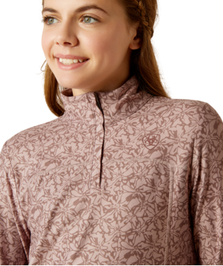 Ariat Girl's Youth Lowell 3.0 1/4 Zip Shirt.