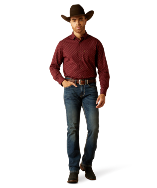 Ariat Men's McKinley Modern Fit Button Down Shirt.