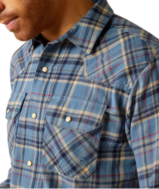 Ariat Men's Huntley Retro Fit Snap Front Shirt.