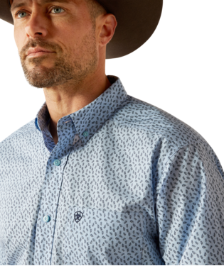 Ariat Men's Rowan Classic Fit Button Down Shirt.