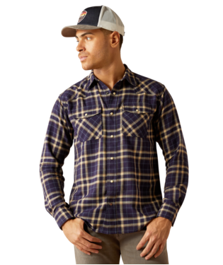 Ariat Men's Hayes Retro Fit Snap Front Shirt.