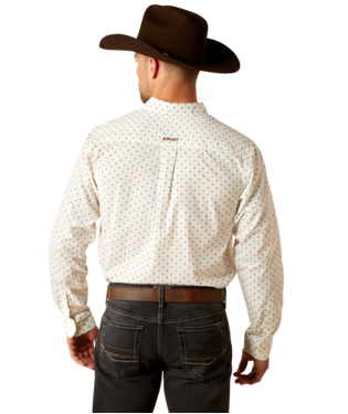 Ariat Men's Fitted Pembroke Button Down Shirt.