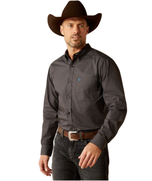 Ariat Men's Fitted Pompey Snap Front Shirt.