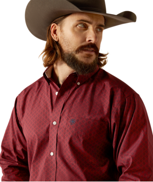 Ariat Men's Wrinkle Free Issac Classic Fit Button Down Shirt.