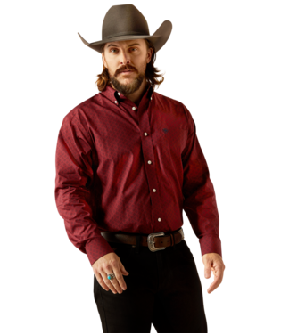 Ariat Men's Wrinkle Free Issac Classic Fit Button Down Shirt.