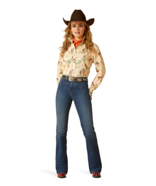 Ariat Women's High Rise Fiorella Slim Trouser Jean.