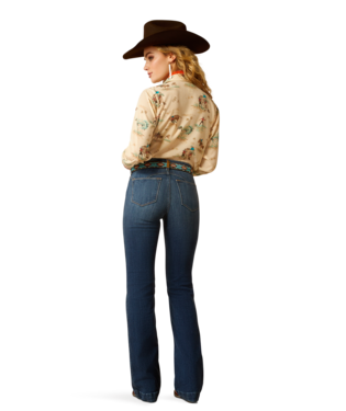 Ariat Women's High Rise Fiorella Slim Trouser Jean.