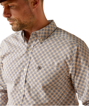 Ariat Men's Cario Fitted Button Down Shirt.