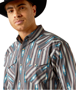 Ariat Men's Callahan Classic Fit Snap Front Shirt.