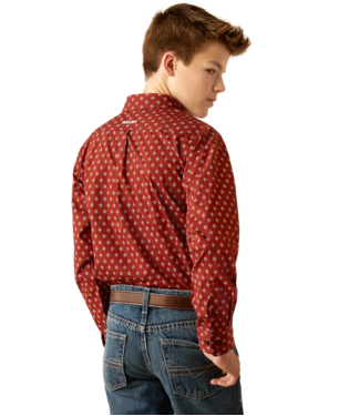 Ariat Boy's Pax Classic Fit Button Down Shirt.