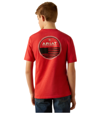 Ariat Boys Original Flag Scope Tee.