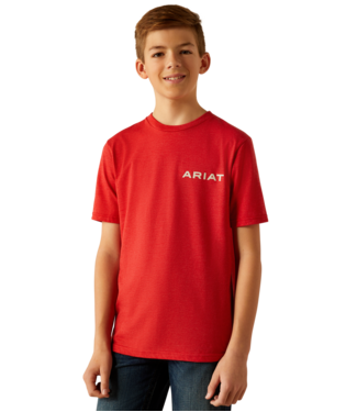 Ariat Boys Original Flag Scope Tee.