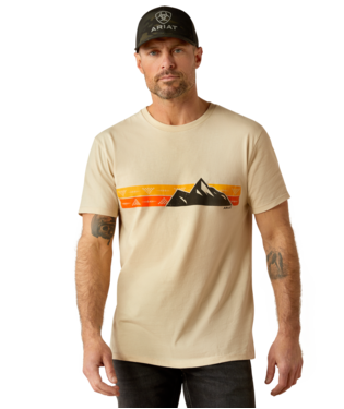 Ariat Men's Southwestern Mountain Stripe Tee C3.