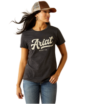 Ariat Women's Charcoal Boot Script Graphic Tee.