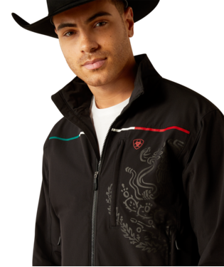 Ariat Men's Pioneer Stretchshell Mexico Jacket.