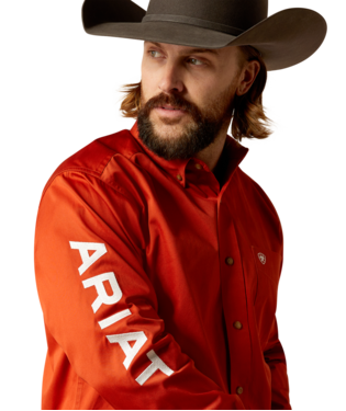 Ariat Men's Team Logo Twill Classic Button Down Shirt.