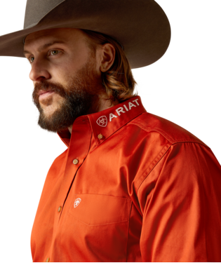 Ariat Men's Team Logo Twill Classic Button Down Shirt.
