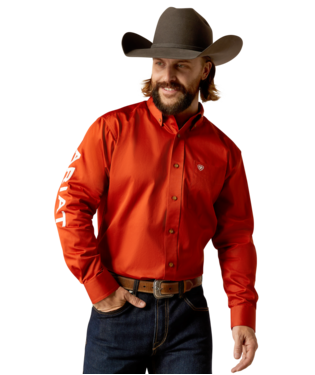 Ariat Men's Team Logo Twill Classic Button Down Shirt.