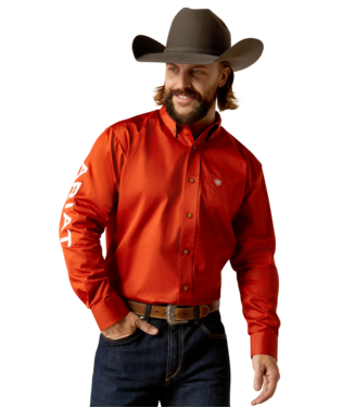 Ariat Men's Team Logo Twill Classic Button Down Shirt.