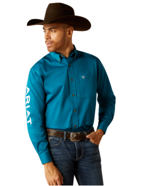 Ariat Men's Team Logo Twill Classic Fit Button Down Shirt.