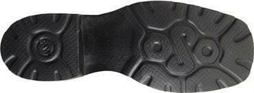 Double H Women's Black Square Toe Boot C4 Size 6M.