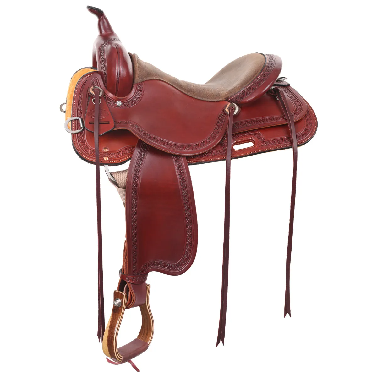 Circle Y High Horse Dusty Road Trail Saddle - Thumbnail 3