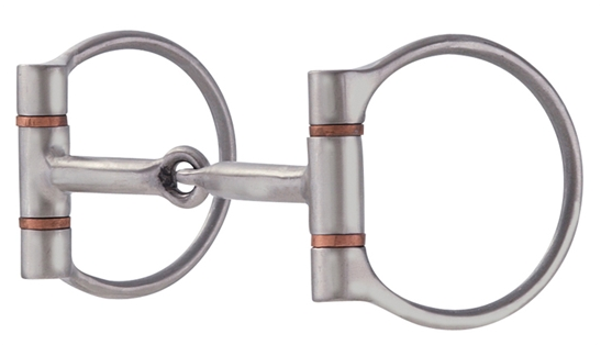 American Heritage Equine Brushed D Ring Snaffle Bit 270-107
