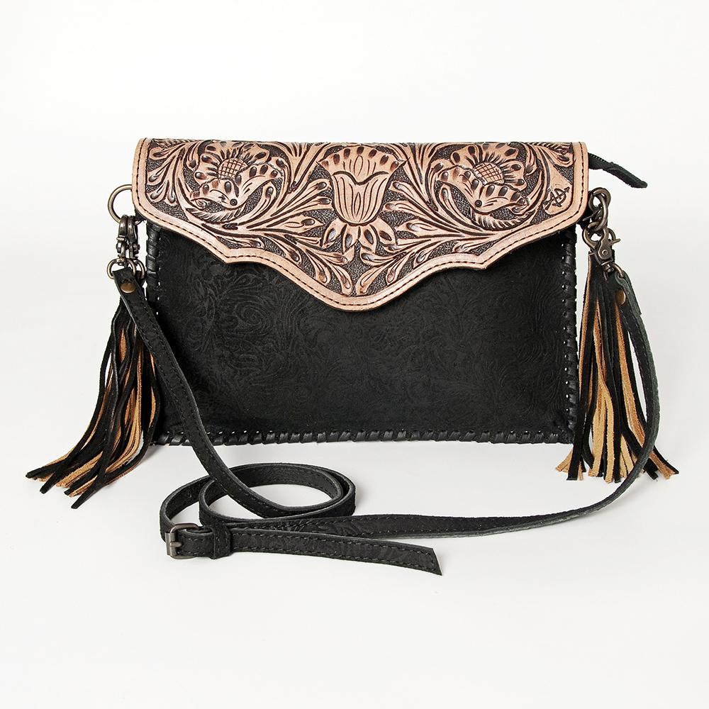 American Darling Envelope Tooled Leather Cross Body ADBGD113.