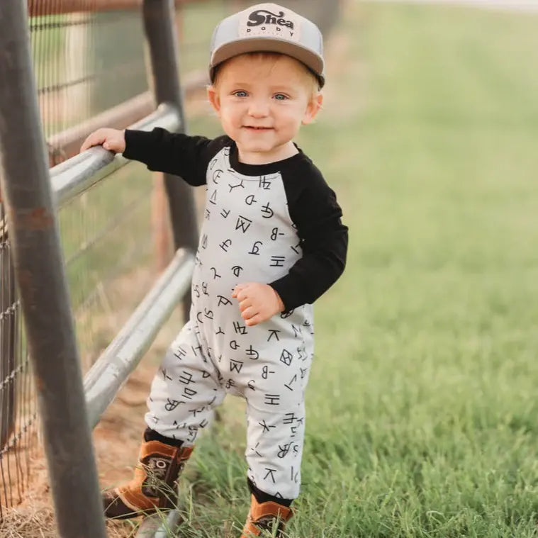 Shea Baby Infant Boy's Brand Romper.