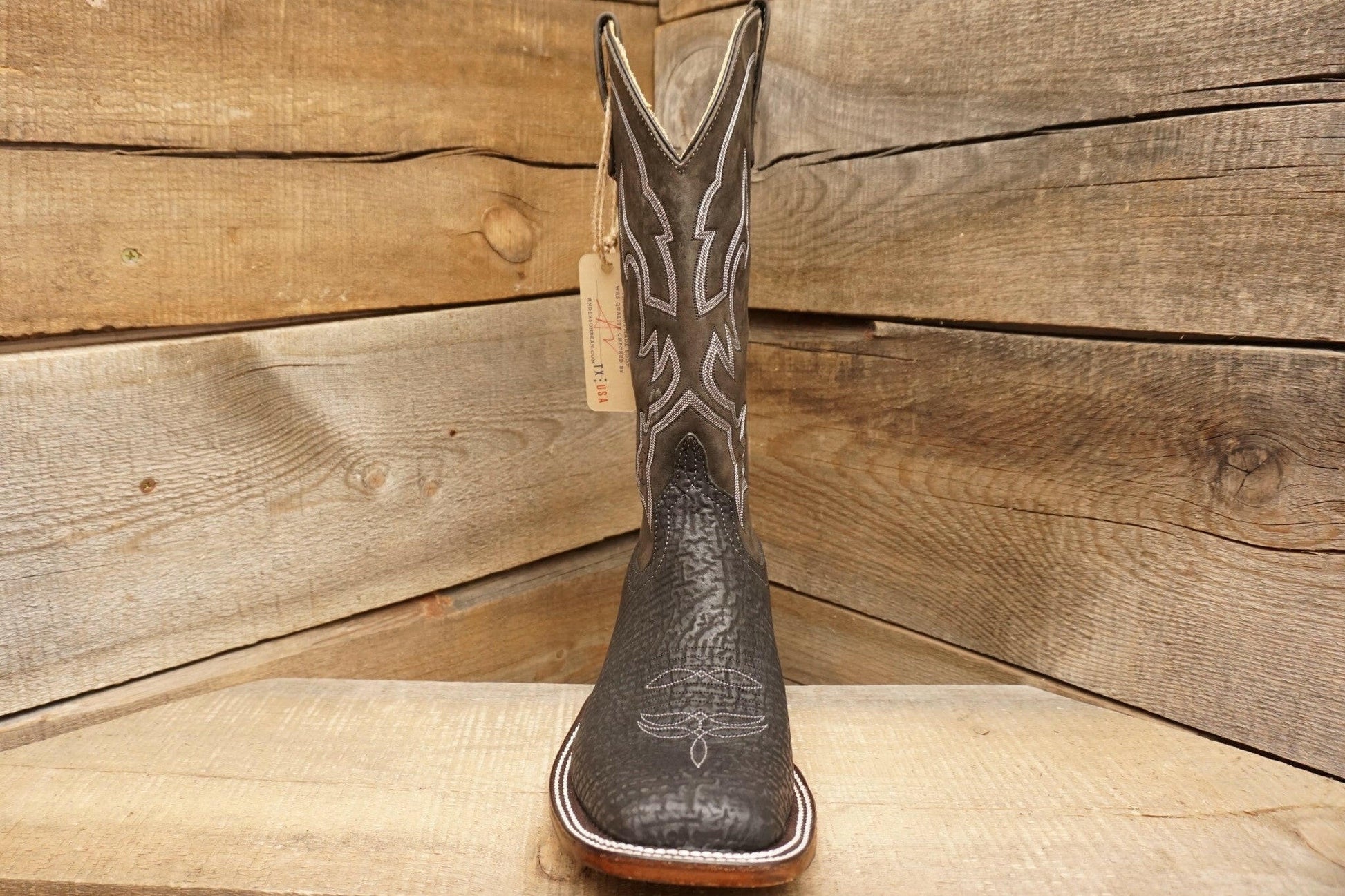 Anderson Bean Men's Black Shark Boot.