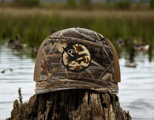 Clark Fishing Clothing Camo REALTREE MAX-7/BUCK Duck Hunting Cap.