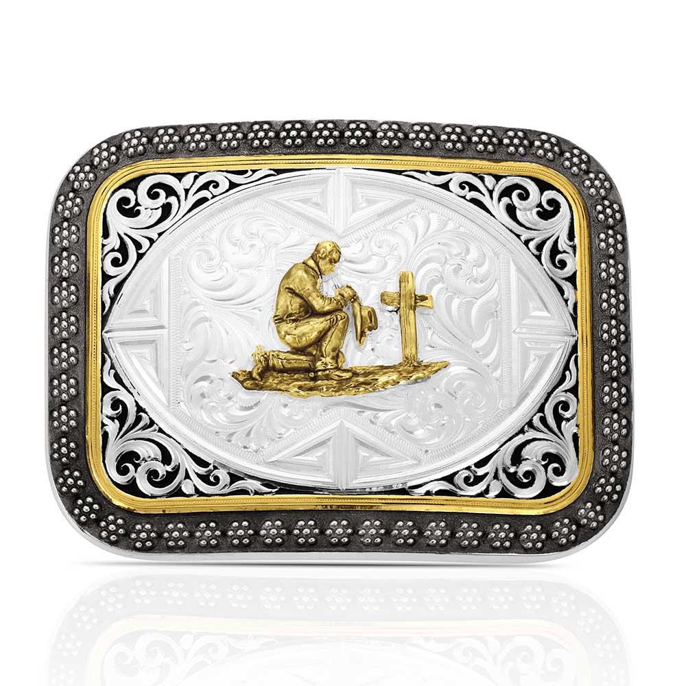 Montana Silversmiths Desert Sky Christian Cowboy Buckle 56400-917M