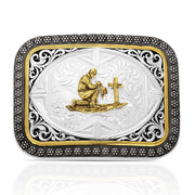 Montana Silversmiths Desert Sky Christian Cowboy Buckle 56400-917M